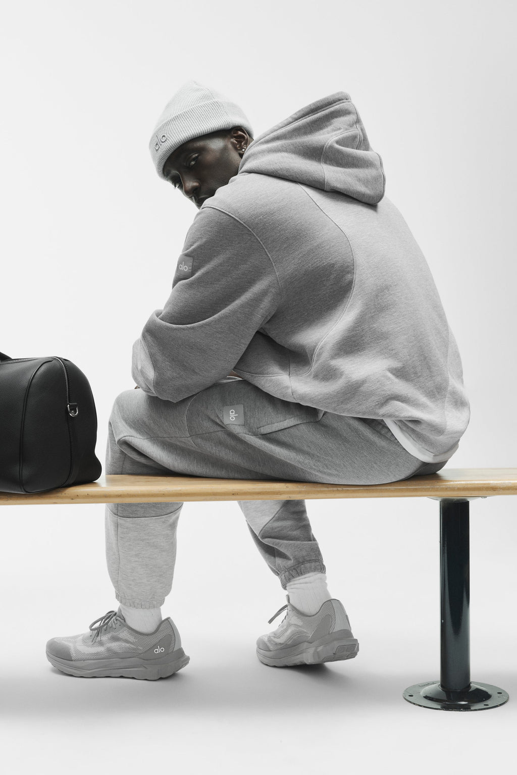 Make Waves Hoodie - Athletic Heather Grey Tonal