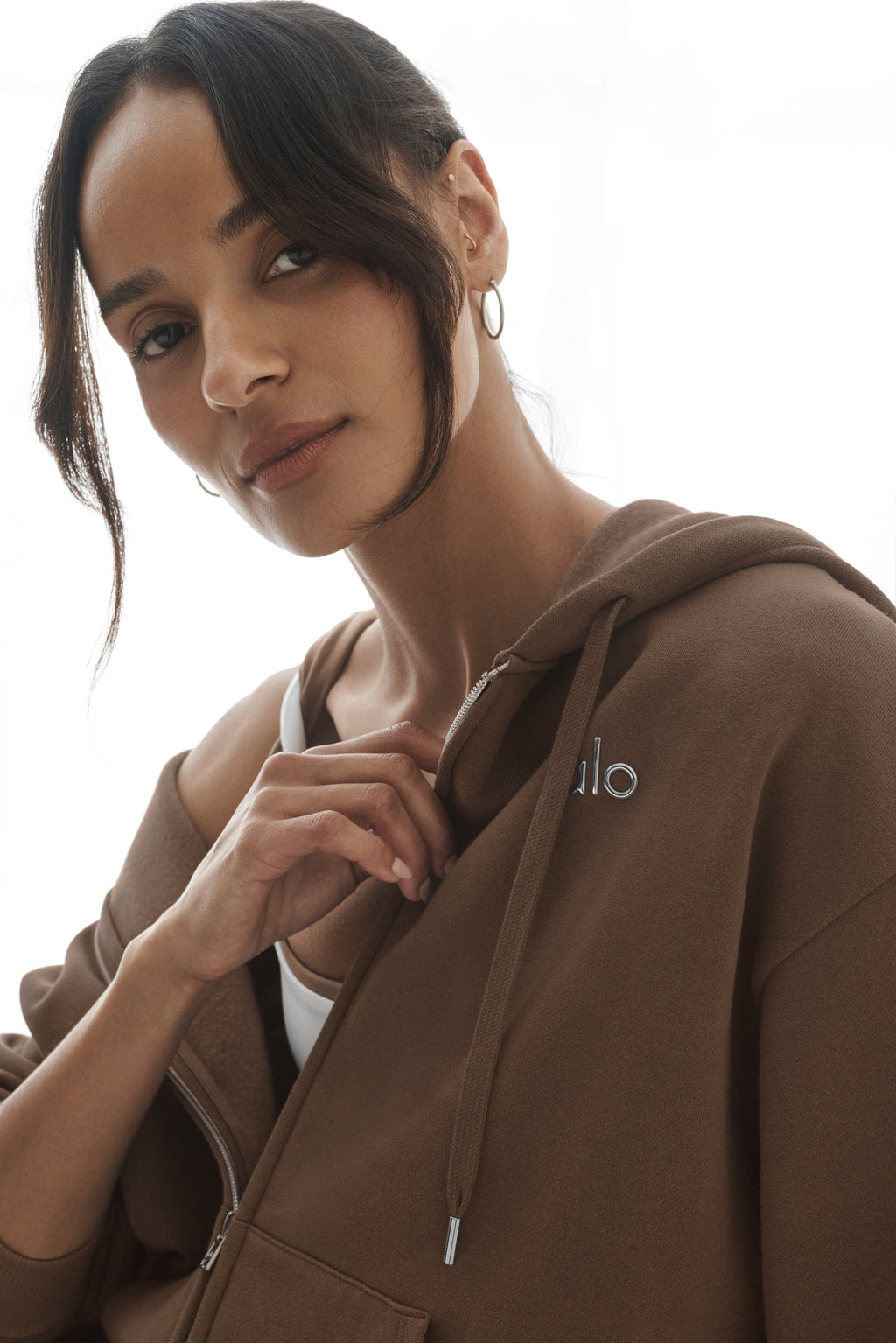 Accolade Full Zip Hoodie - Java Brown