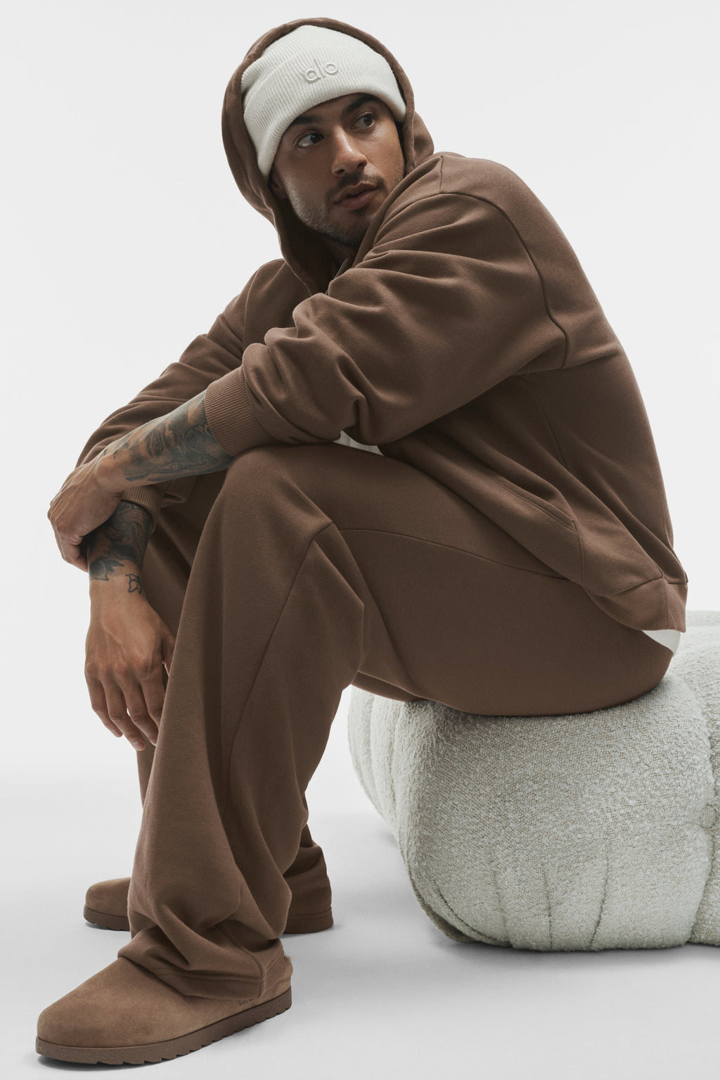 Accolade Full Zip Hoodie - Java Brown