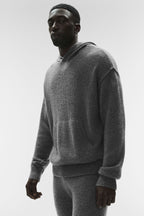 Wool Cashmere New Class Hoodie - Platinum Grey