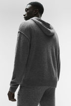 Wool Cashmere New Class Hoodie - Platinum Grey