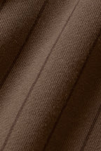 Pinstripe Hoodie - Espresso Pinstripe