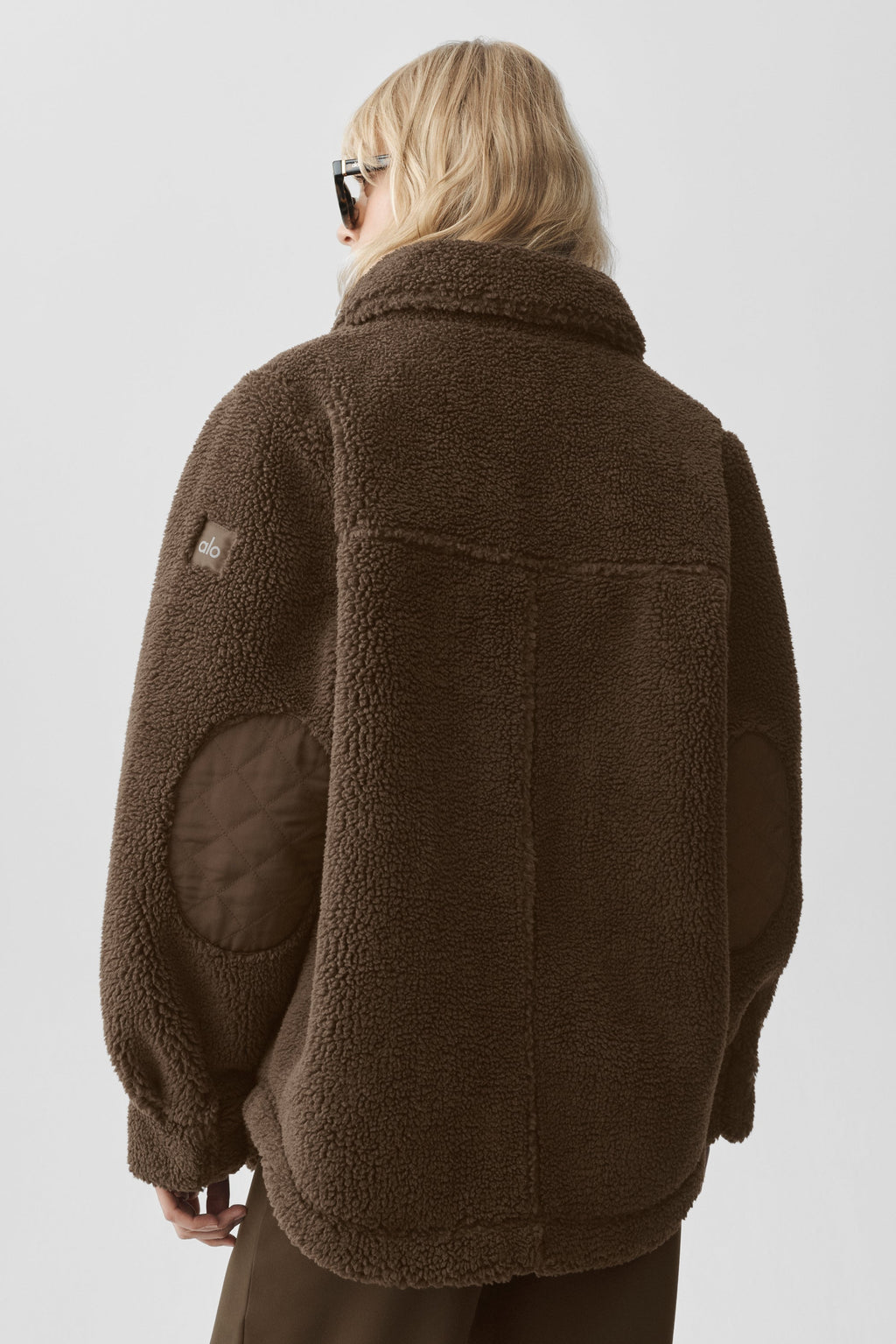 Sherpa Edge Shacket - Espresso