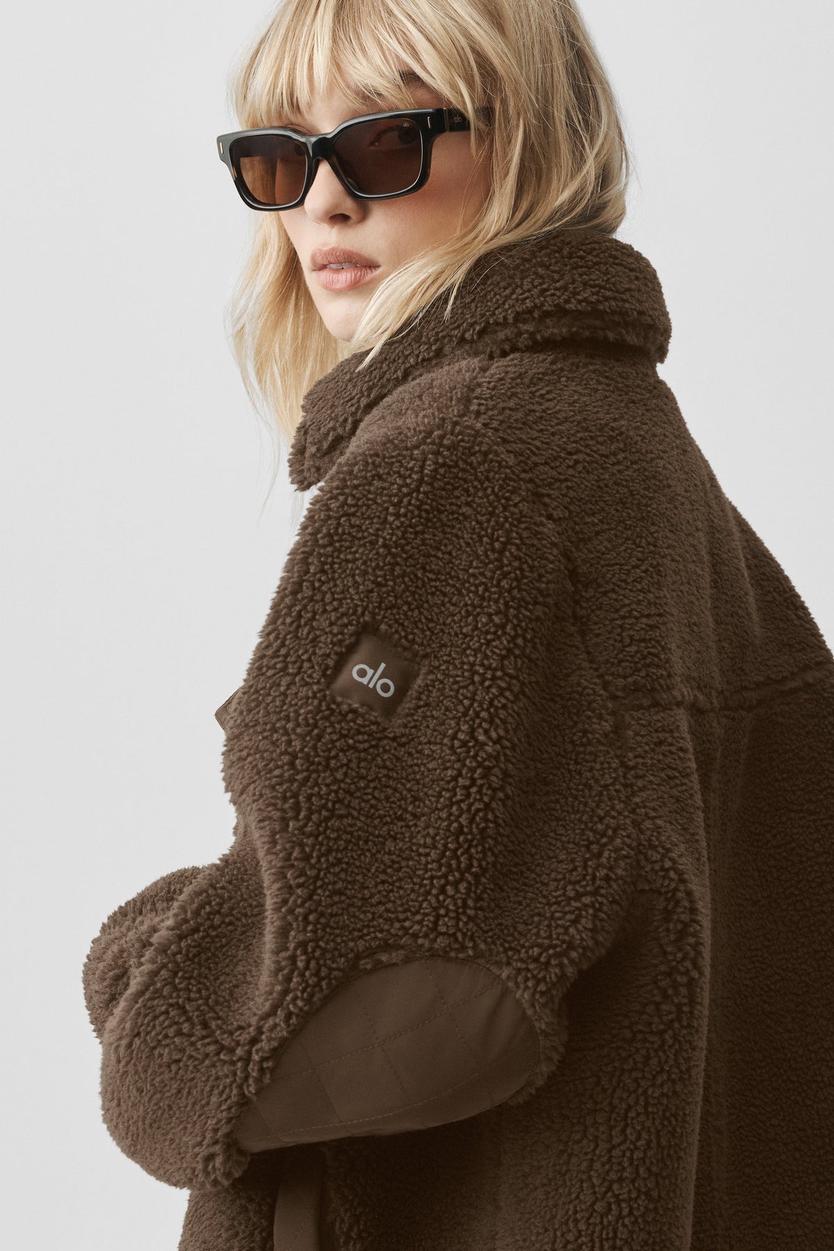 Sherpa Edge Shacket - Espresso
