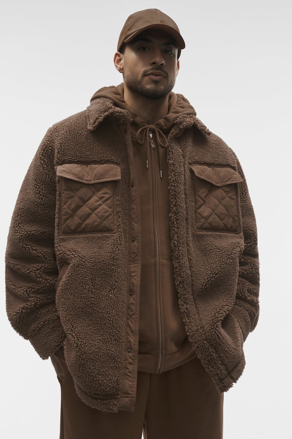 Sherpa Edge Shacket - Java Brown