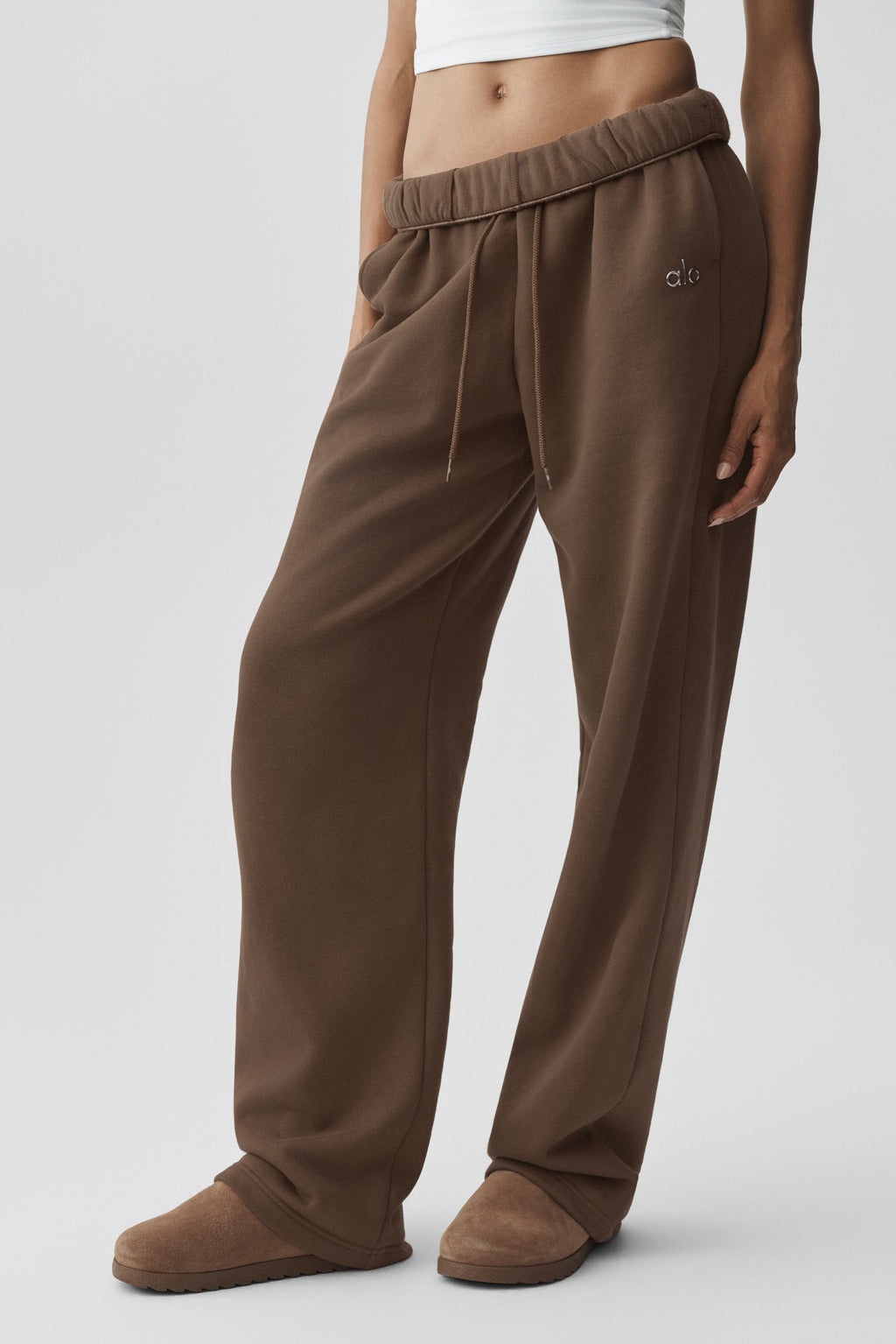 Accolade Straight Leg Sweatpant - Java Brown