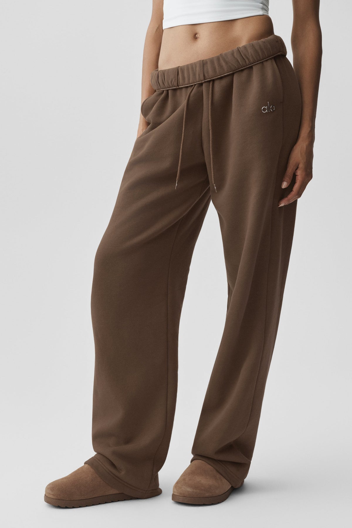 Accolade Straight Leg Sweatpant - Java Brown