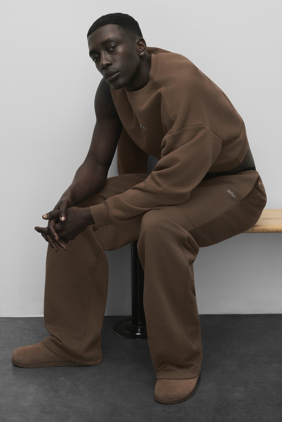 Accolade Straight Leg Sweatpant - Java Brown
