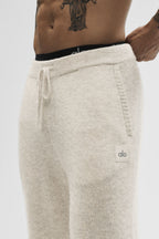 Wool Cashmere New Class Sweatpant - Oatmeal Heather