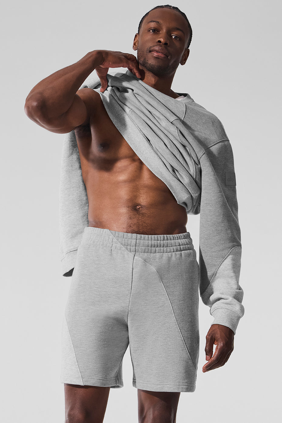 7 Make Waves Short - Athletic Heather Grey Tonal