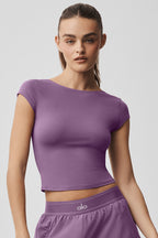 Alosoft Back For More Tee - Plum Kiss