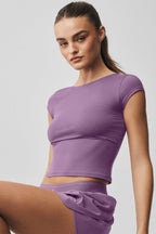 Alosoft Back For More Tee - Plum Kiss
