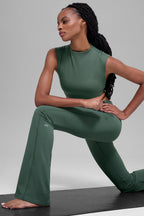 ALO Softsculpt Capped Out Short Sleeve - Clover Green