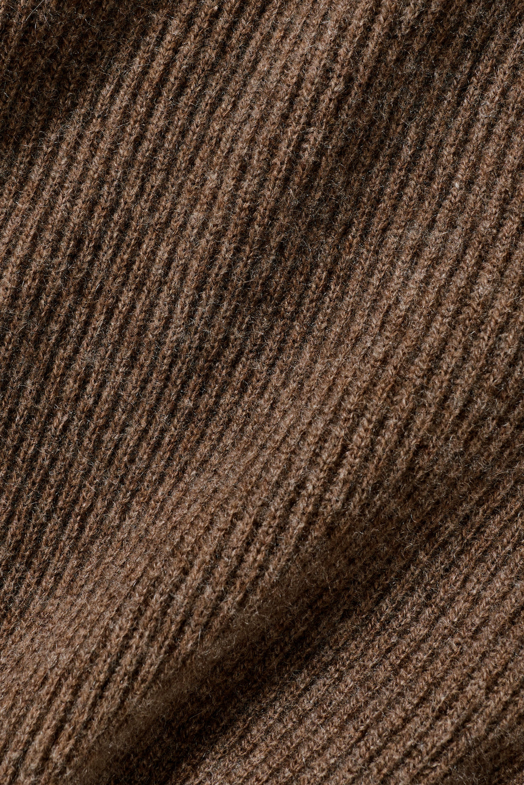 Cashmere Wool Harmony Full Zip Jacket - Java Brown Heather