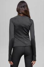 Airlift Winter Warm 1/4 Zip Long Sleeve - Black