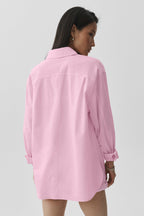 Cotton Real Deal Button Up Long Sleeve - Pink Marshmallow