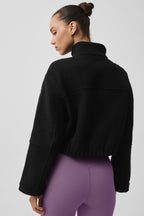 Double Face Wool City Girl Jacket - Black