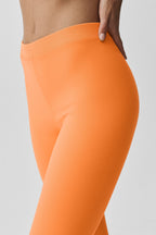 Alosoft High-Waist Iconic 90's Capri - Satsuma Breeze