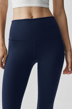 Airbrush High-Waist Bootcut Legging (Regular) - Navy