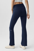Airbrush High-Waist Bootcut Legging (Regular) - Navy
