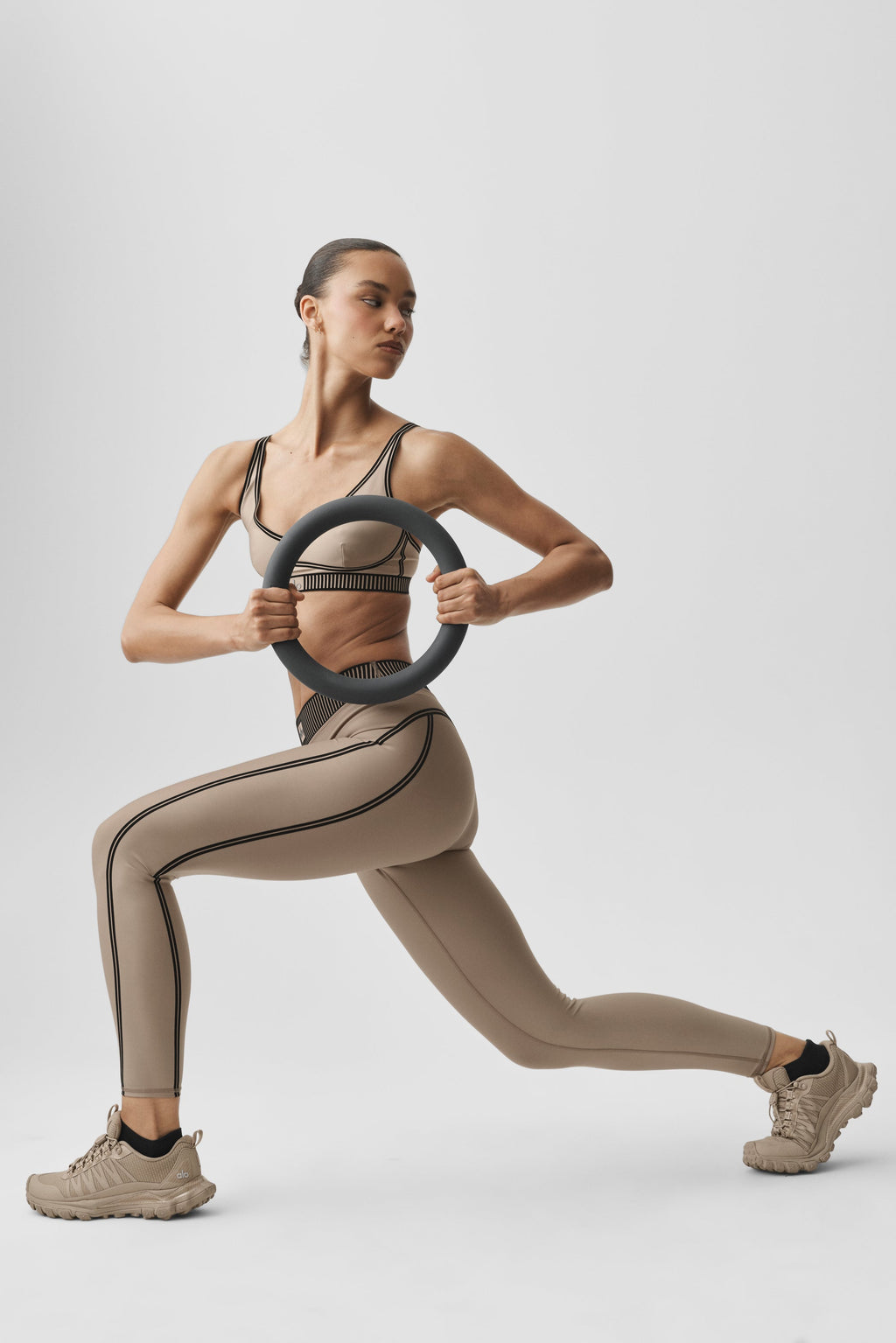 Airlift High-Waist 7/8 Line Up Legging - Gravel