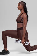 Airlift High-Waist 7/8 Line Up Legging - Brownstone