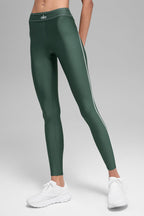 Airlift High-Waist Suit Up Legging - Clover Green/White