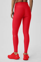 Airlift High-Waist Sleek Legging - Bright Red