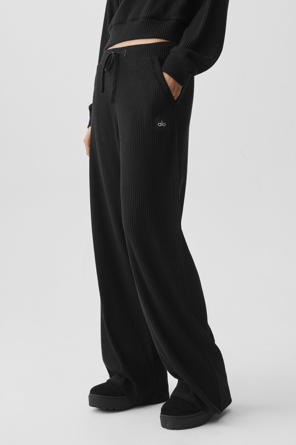 Muse Wide Leg Pant - Black