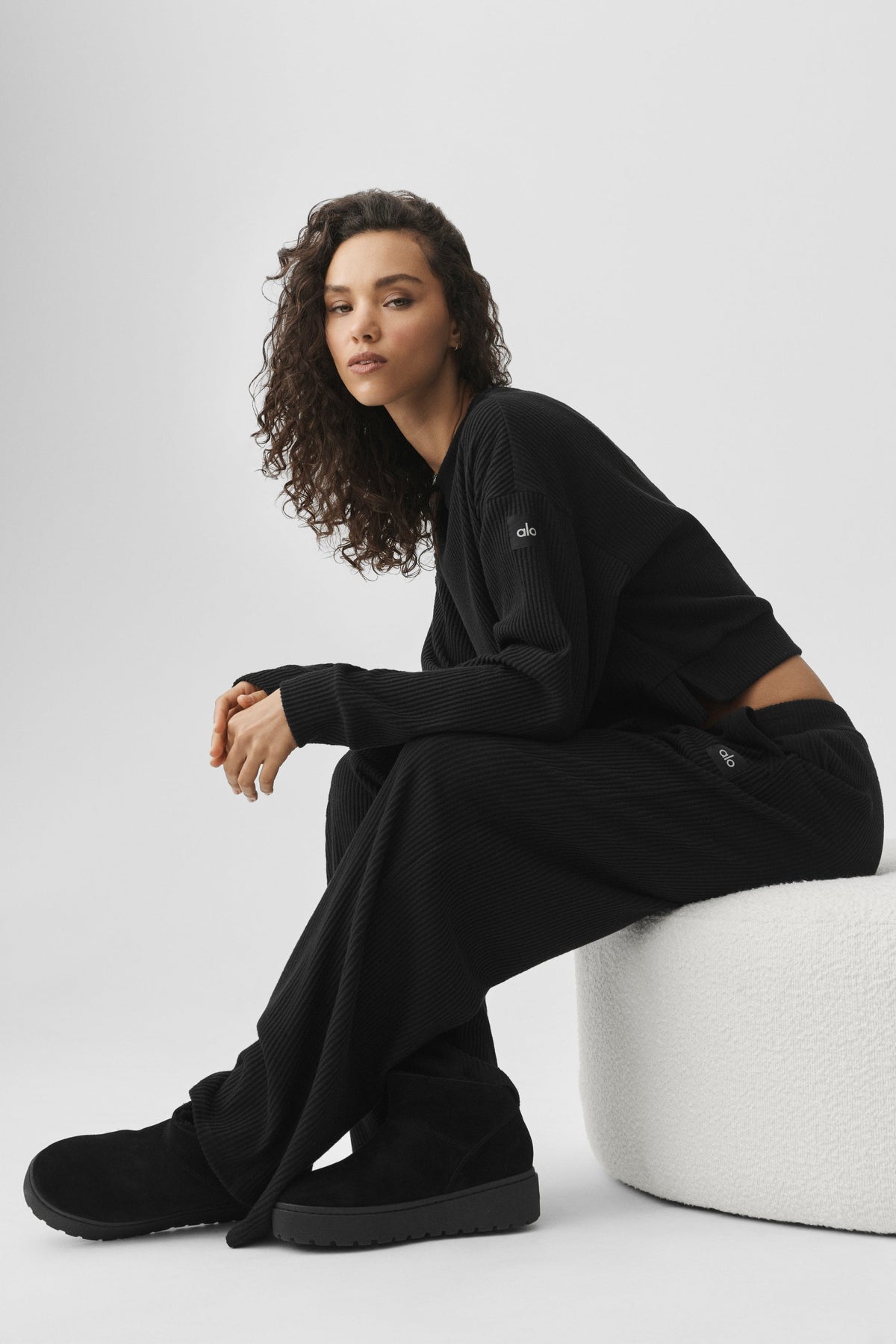 Muse Wide Leg Pant - Black