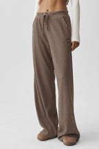 Muse Wide Leg Pant - Java Brown Heather
