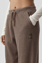 Muse Wide Leg Pant - Java Brown Heather