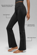 ALO Softsculpt High-Waist Bootcut Legging (Regular) - Black