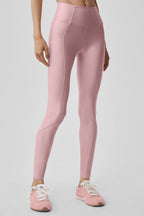 Airlift High-Waist 7/8 Fine Line Legging - Vintage Pink