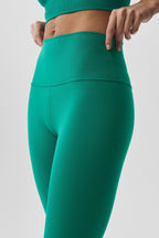 16 High-Waist Airbrush Capri - Emerald Isle