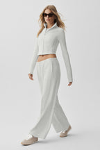 Sway Mid-Rise On The Go Pant - White Heather