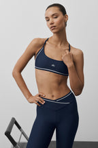 Airlift High-Waist Trifecta Legging - Navy/White