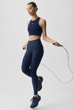 High-Waist Airlift Legging - Navy