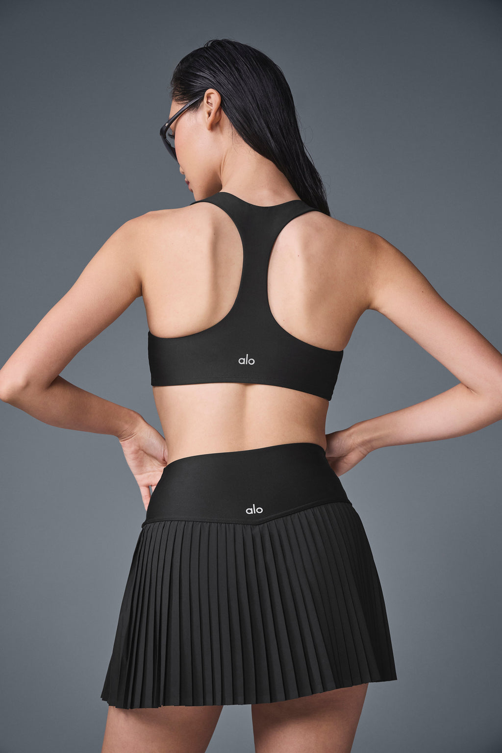 Serve Looks Tennis Skirt - Black