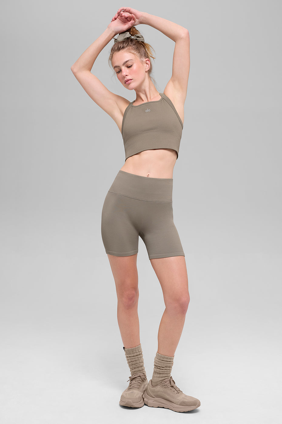 5 Seamless Ribbed Favorite Short - Light Cocoa