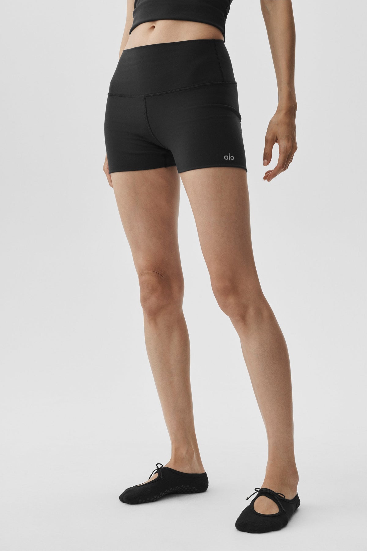 3 ALO Softsculpt High-Waist Precision Short - Black