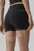 3 ALO Softsculpt High-Waist Precision Short - Black