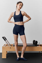 3 Airlift High-Waist Sleek Short - Navy