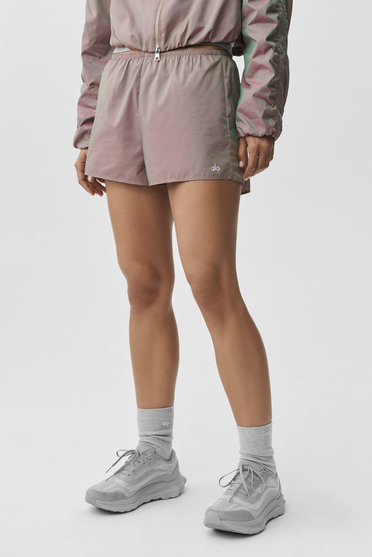 High-Waist Prismatic Short - Pink Moonlight