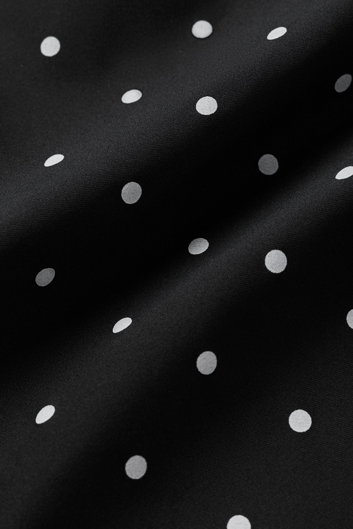 3 Airlift Polka Dot High-Waist Short - Black/White