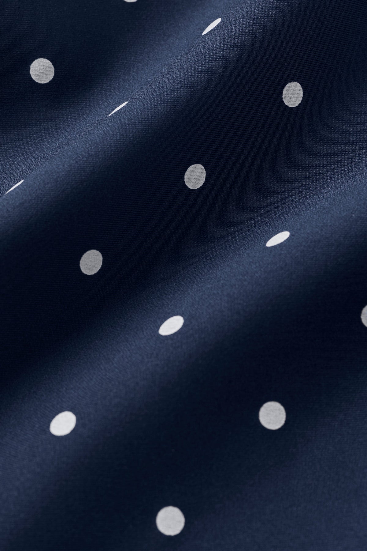 3 Airlift Polka Dot High-Waist Short - Navy/White