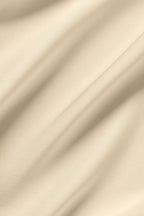 Silk Blend Radiance Dress - Sandy Beige