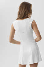 ALO Softsculpt Desire Tennis Dress - White