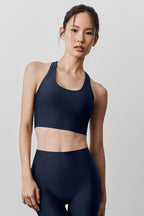 Airlift Super Sleek Bra Tank - Navy
