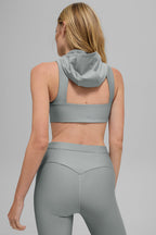 Airlift Light Speed Hooded Bra - Lunar Grey